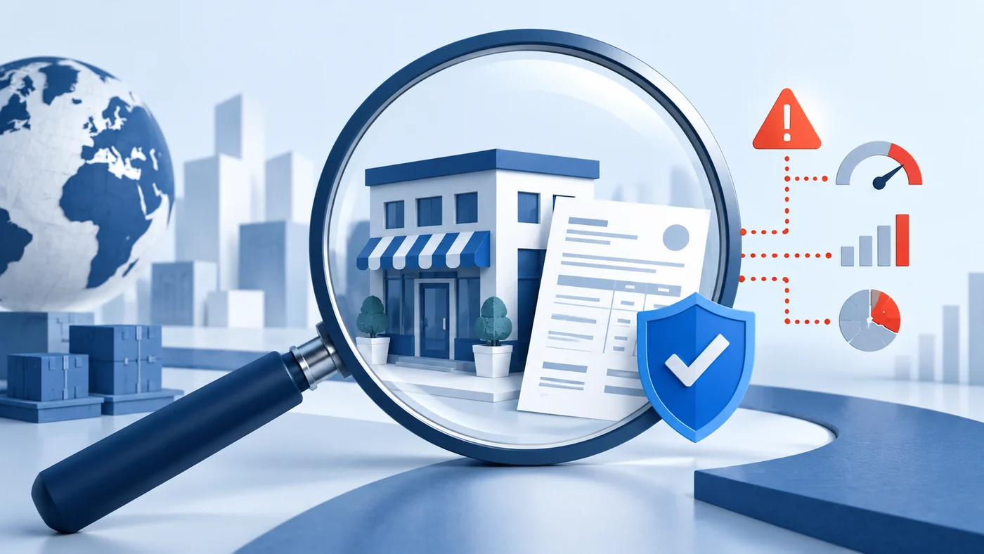 Ticari alıcının risk analizinden geçirilmesini anlatan görsel